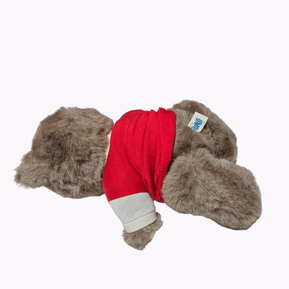 Gund Teddy Bear 10 Inch Plush Jointed Arms Legs Red Shirt Stuffed Animal Toy - Picture 2 of 6